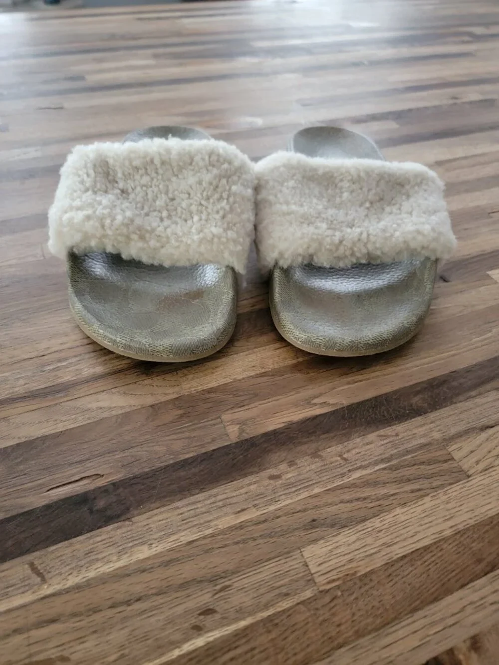 Coach Ulla Slide/Slip On Shoes w Shearling